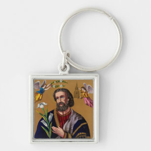 Porte-clés Saint Joseph gardien de la Sainte Famille