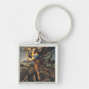 Porte-clés Saint Michael écrasant le démon, 1518