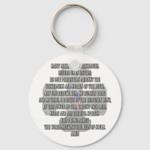 Porte-clés Saint Michel l'Archange