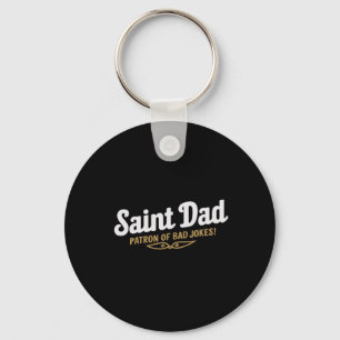 Porte-clés Saint Papa Patron De Mauvaises Blagues Drôle Fête
