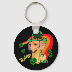 Porte-clés Saint Patrick's Day Dachshund