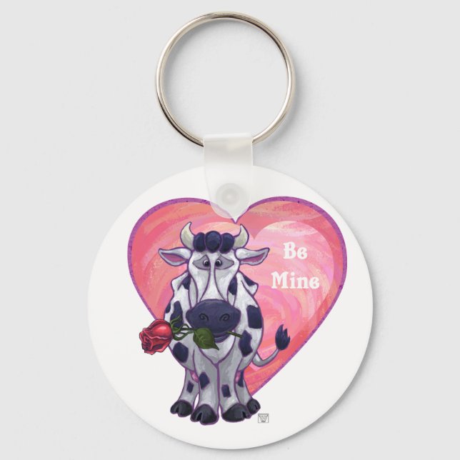 Porte-clés Saint Valentin de la vache (Recto)