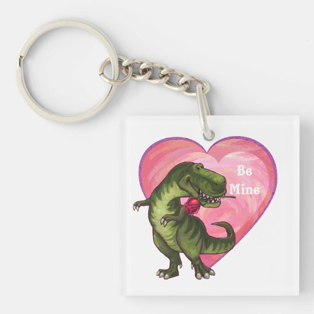 Porte-clés Saint Valentin Tyrannosaurus (Devant)