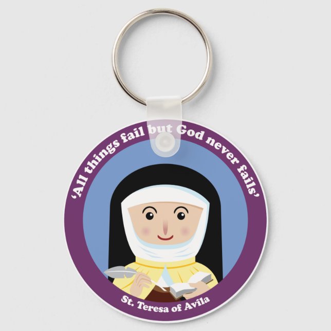 Porte-clés Sainte-Thérèse d'Avila (Recto)