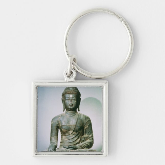 Porte-clés Sakyamuni assis Bouddha de Ch'ungung-Ni (fer) (Devant)