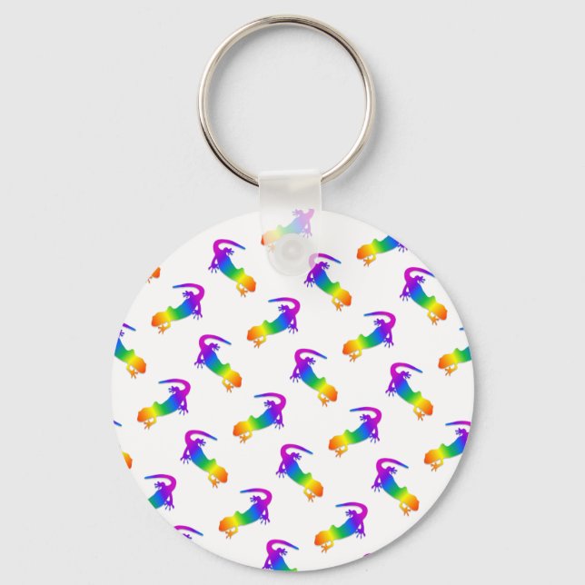 Porte-clés Salamandre arc-en-ciel (Recto)