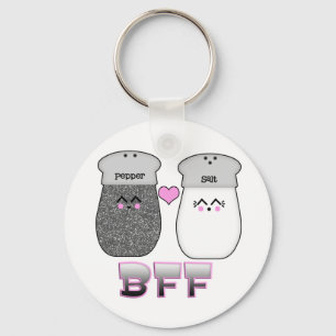 Porte-clés Salés et Poivrés Kawaii BFF