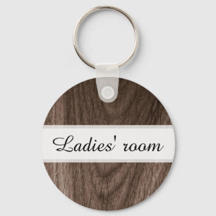 Porte-clés Salle de bain pour femmes porte - clé, bois brun
