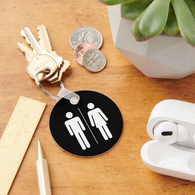 Porte-clés Salle de toilettes Unisex (Bureau)