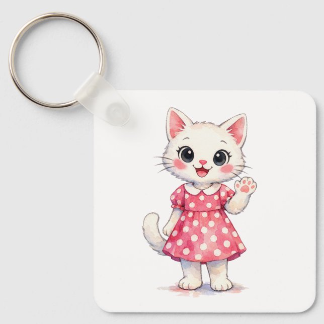 Porte-clés Salut Kitty! (Recto)