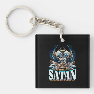 Porte-clés Salut Satan Hail Iowa et Merci pour votre temps