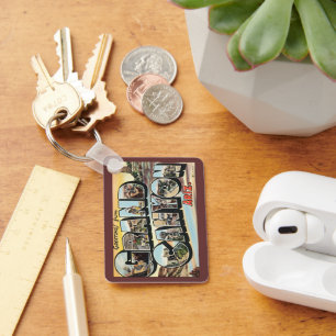 Porte-clés Salutations Vintage voyage de Grand Canyon Arizona