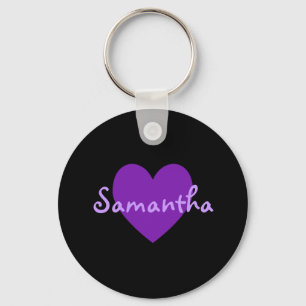 Porte-clés Samantha en violet