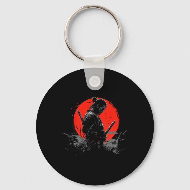 Porte-clés Samurai Spirit Graphic Modern Warrior's (Recto)