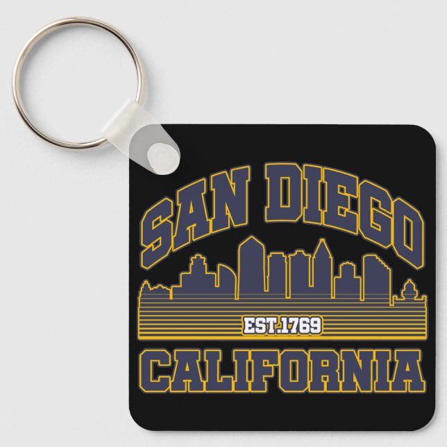 Porte-clés San Diego, Californie (Recto)