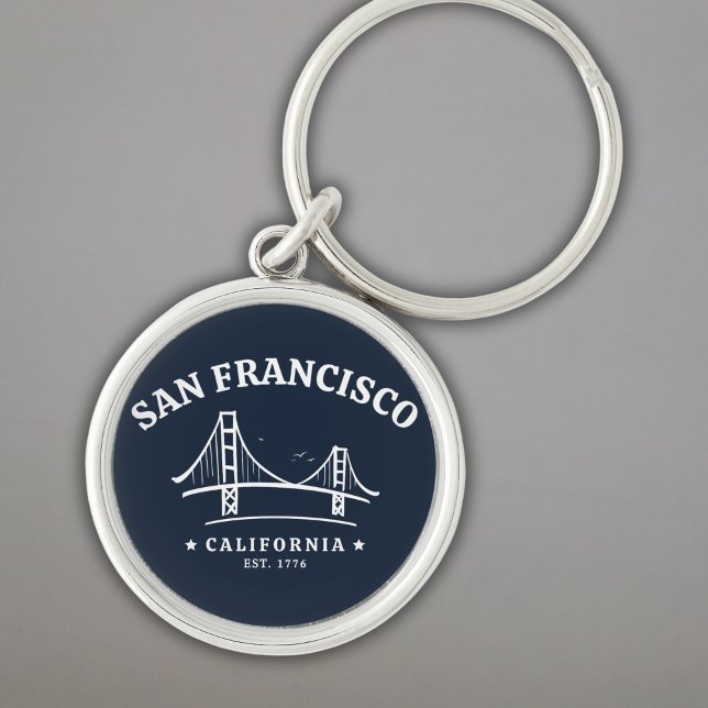 Porte-clés San Francisco California Golden Gate Landscape (Créateur téléchargé)