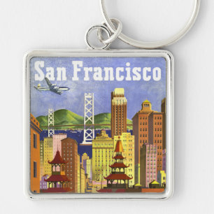 Porte-clés San Francisco vintage