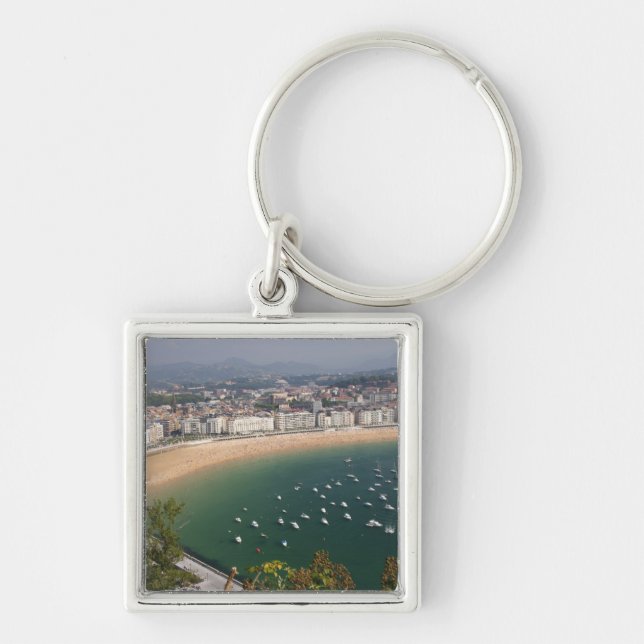 Porte-clés San Sebastian, Espagne. La ville basque de San (Devant)