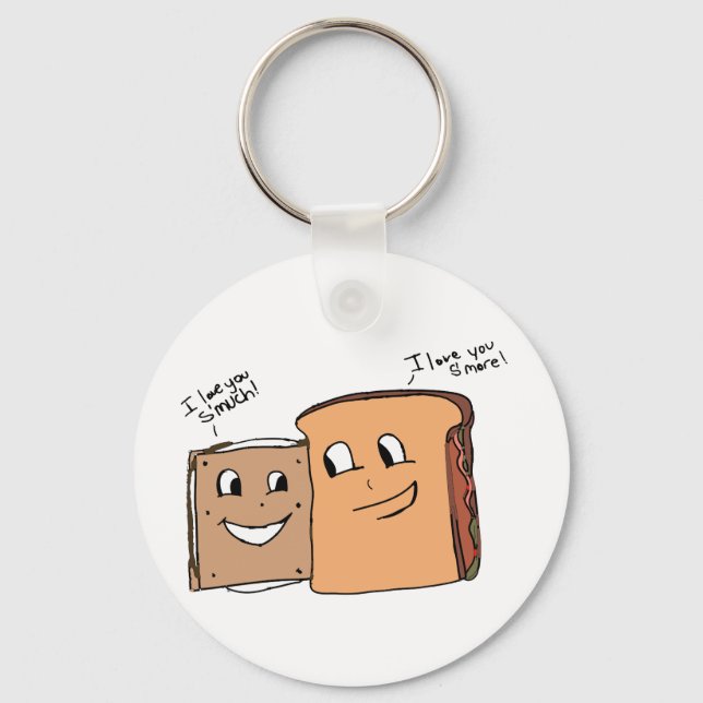 Porte-clés Sandwich Love Porte - clé (Recto)