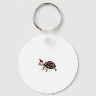 Porte-clés Santa Hat Tortoise - Vintage Sea Turtle Xmas Ugly 