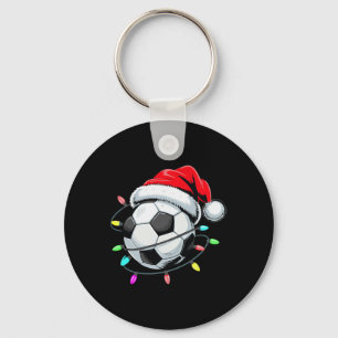 Porte-clés Santa Soccer Ll Éclairages de Noël Enfants Garçons