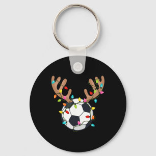 Porte-clés Santa Soccer Ll Sports Design Noël Soccer Pla