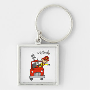 Porte-clés Sapeur-pompier au T-shirts et aux cadeaux de