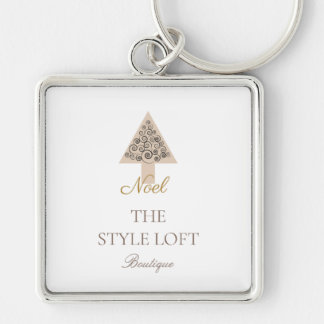 Porte-clés Sapin de Noël Élégant pour Boutique