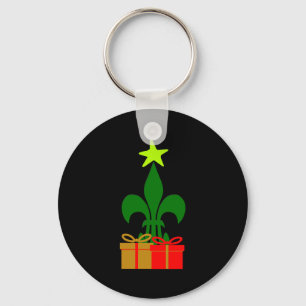 Porte-clés Sapin de Noël fun Louisiana Cajun La Nouvelle-Orlé