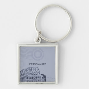 Porte-clés Sapphire Roman Keychain