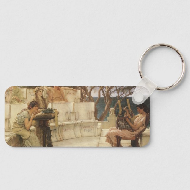 Porte-clés Sappho et Alcaeus par Sir Lawrence Alma Tadema (Recto)
