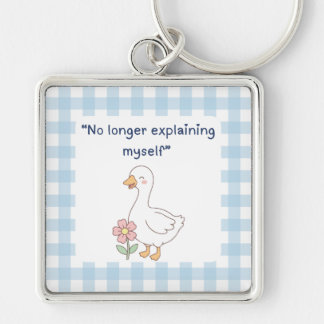 Porte-clés Sassy Goose Gingham Charm Keychain