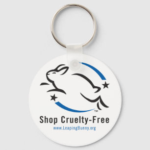 Porte-clés Sautant le magasin de lapin Sans Cruauté