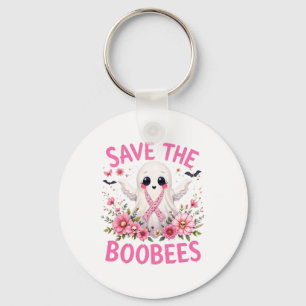 Porte-clés Sauvez les abeilles Boo Cancer du sein Halloween F