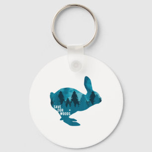 Porte-clés Sauvez Notre Bois De l'environnement Protection Ra