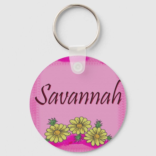 Porte-clés Savannah Daisy Porte - clé (Recto)