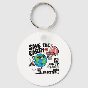 Porte-clés Save Earth Conservation Joueur de croquis Jour des