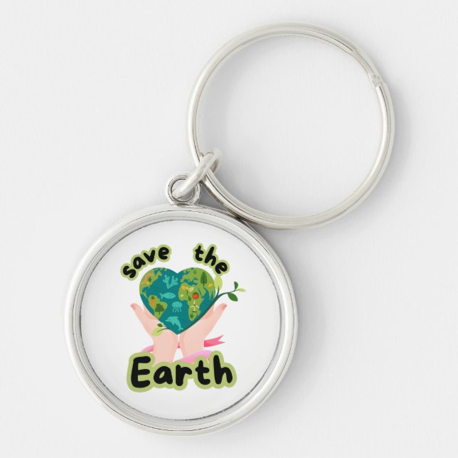Porte-clés Save the Earth Keychain (Devant)