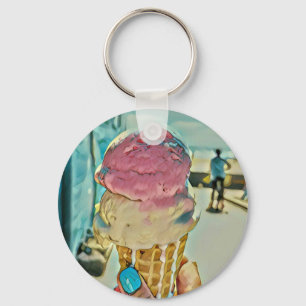 Porte-clés Saveur de crème glacée