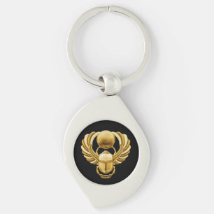 Porte-clés Scarabée d'Egyptien d'or