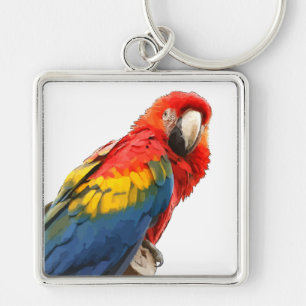 Porte-clés Scarlet Macaw Key Chain