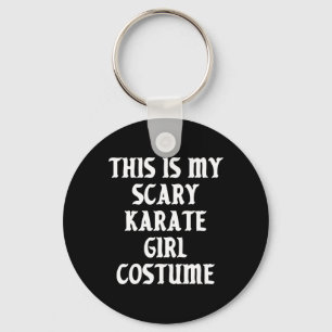 Porte-clés Scary Karate Costume fille Halloween Sports Martia