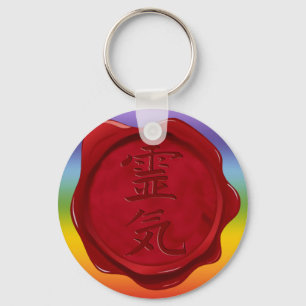 Porte-clés sceau de cire - REIKI couleurs chakren