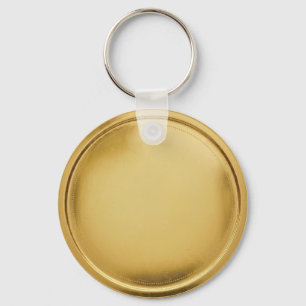 Porte-clés Sceau de feuille d'or 3D Médaille d'excellence élé