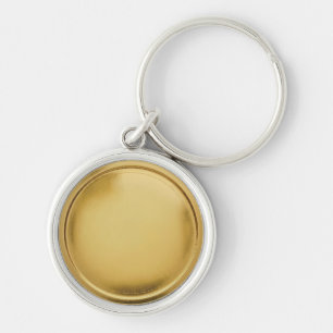 Porte-clés Sceau de feuille d'or 3D Médaille d'excellence élé