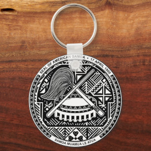 Porte-clés Sceau des Samoa américaines 