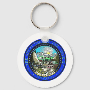 Porte-clés Sceau d'état du Nevada