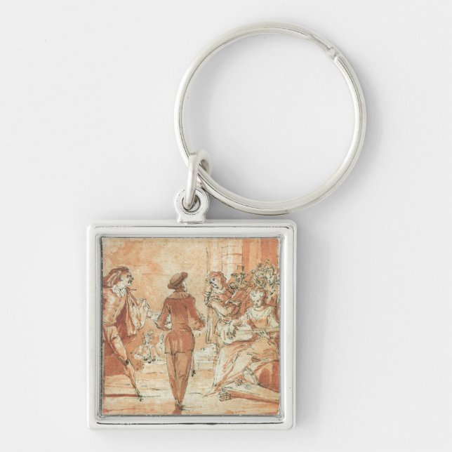 Porte-clés Scène théâtrale (Devant)