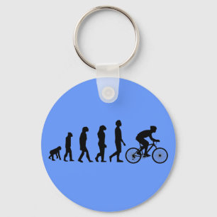 Porte-clés Schéma de l'évolution humaine du cyclisme moderne