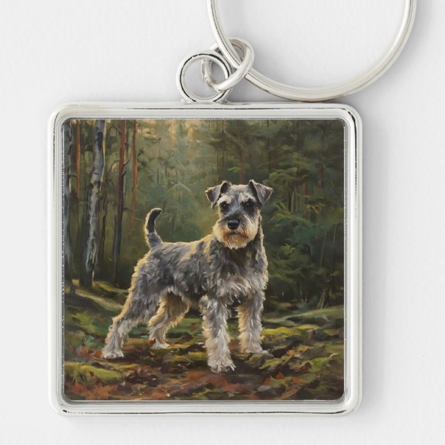 Porte-clés Schnauzer  (Devant)